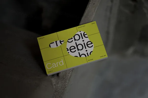 高质量高清摄影实拍品牌策划名片设计贴图展示样机模板 S002-065