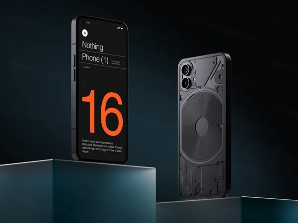 国外潮牌网红手机移动APP贴图UI展示样机模板素材 Nothing Phone Mockup-8