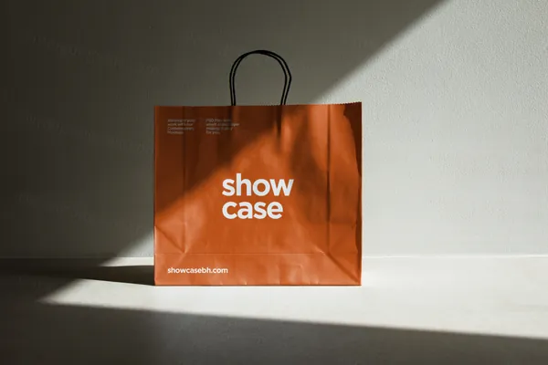 高质量环保手提袋纸袋品牌包装设计贴图展示样机模板 Paper Bag Mockup-3