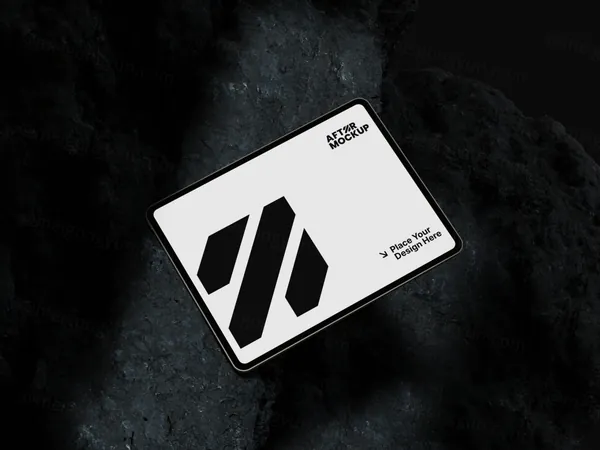 高质量3D渲染抽象场景苹果平板电脑Web网页设计贴图展示PSD样机模板素材 iPad Mockups-9