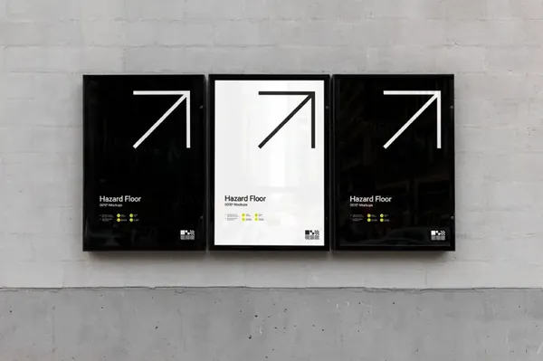 户外都市街头灯箱广告牌海报设计提案贴图展示样机模板 Urban Banner Mockup-1