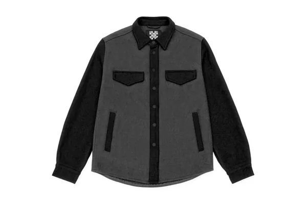 街头潮牌外套服装设计贴图展示样机模板 Tait Overshirt PSD Mockup