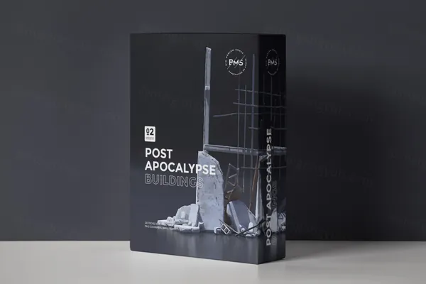 「天启」世界末日系列战后损坏建筑信号塔残垣断壁3D模型素材 APOCALYPSE - BUILDINGS