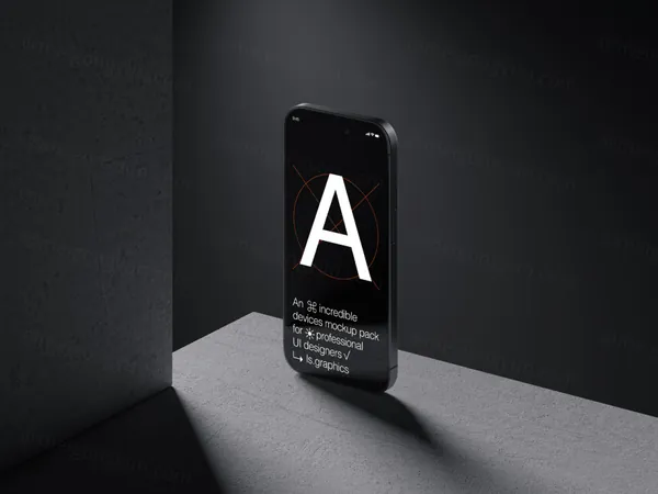 高质量苹果手机创意场景APP设计UI贴图展示样机模板 A - iPhone 14 Pro Mockups-14