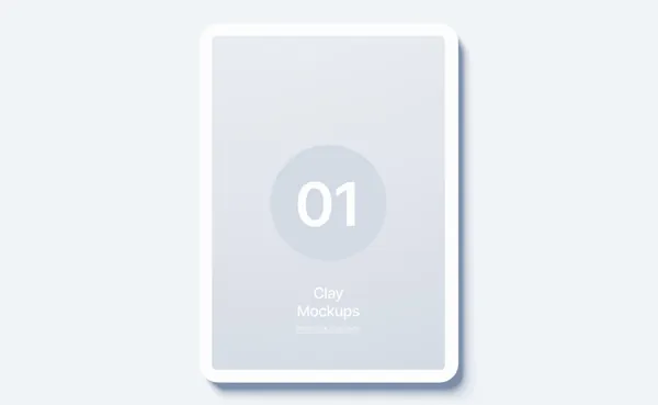 极简主义苹果平板电脑俯瞰视角APP设计UI贴图展示样机模板 iPad Pro 2020 Mockups