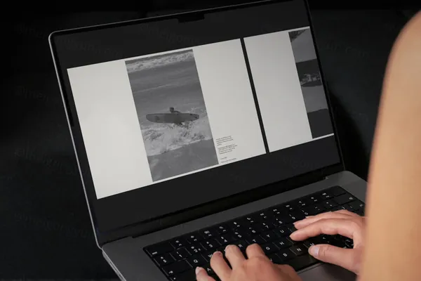 高质量苹果笔记本实拍无CG场景Web设计提案贴图展示样机模板 DEVICE MOCKUP-2