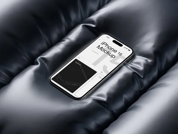 最新iPhone 15时尚潮流创意场景贴图展示样机模板素材 iPhone 15 Pro Mockup-15