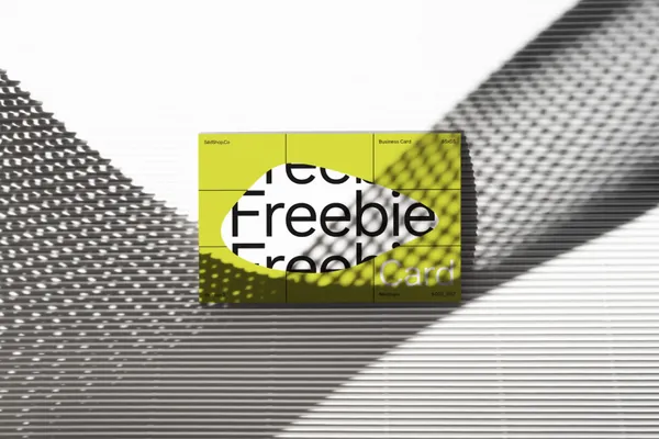 高级阴影摄影实拍品牌策划名片设计贴图展示样机模板 S002-062