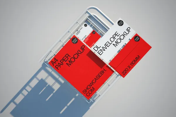 高质量极简主义品牌VI设计贴图展示样机模板素材 Stationery Mockup