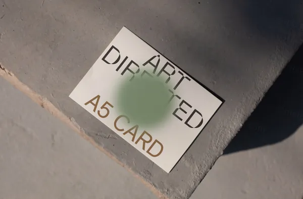 高质量实拍无CG宣传单海报广告设计贴图展示样机模板素材 ARTD C02 PRINT 010