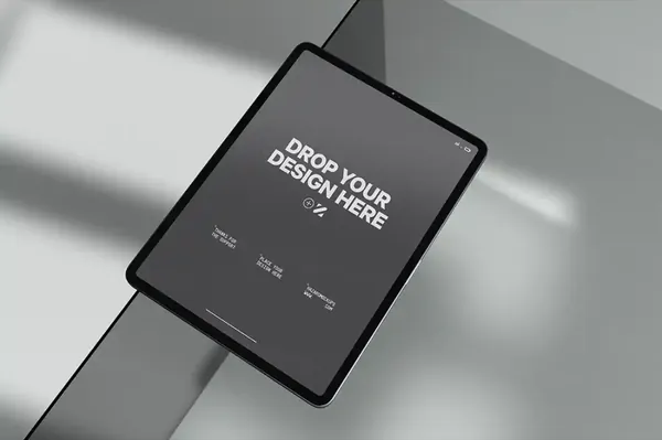 高质量极简主义抽象场景展示App设计UI贴图样机模板 iPad Mockup-2