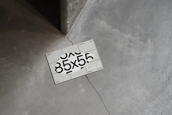 高质量高清摄影实拍品牌策划名片设计贴图展示样机模板 S002-043