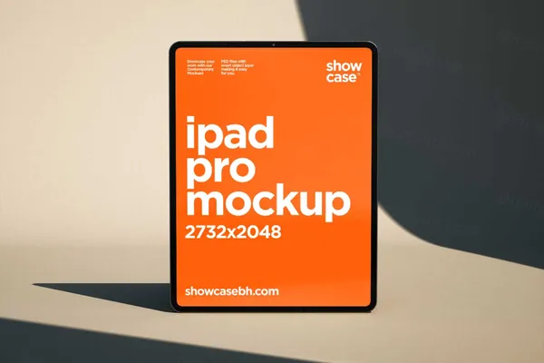 高端物流快递公司企业官网App品牌设计提案UI贴图展示样机模板 T013_Ipad Pro Mockup