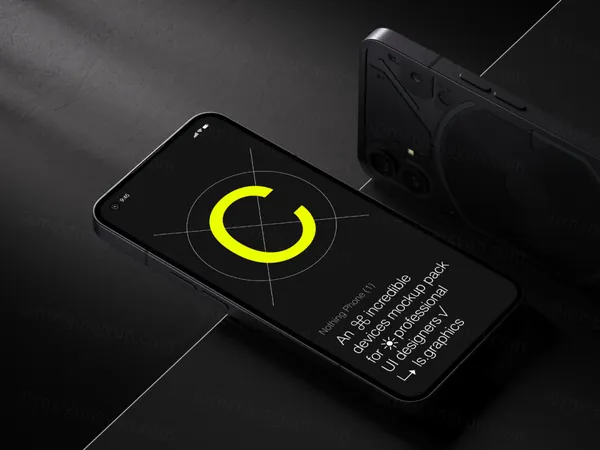 国外潮牌网红手机移动APP贴图UI展示样机模板素材 Nothing Phone Mockup-2