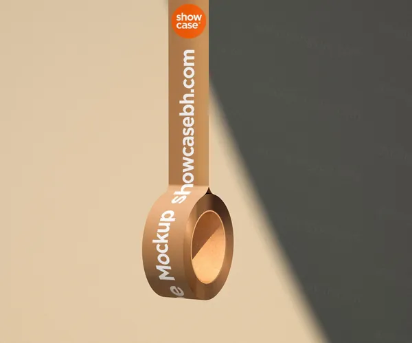 高端物流快递纸封箱带胶带公司企业品牌LOGO设计提案样机模板  T04_Box Mockup