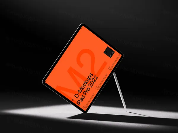 高质量苹果平板电脑创意场景网页设计Web贴图UI界面展示样机模板 D - iPad Pro Mockup-8