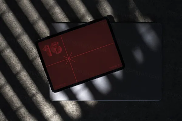 高级阴影苹果iPad平板网页APP设计贴图UI提案展示样机模板 A22-16