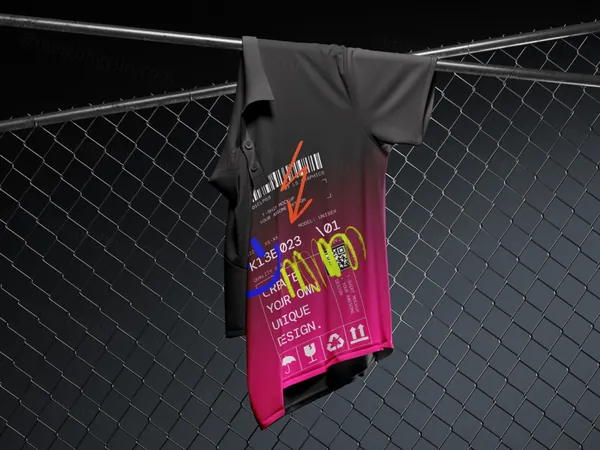 高质量POLO衫T恤创意场景服装品牌设计贴图展示样机模板 T-Shirt Mockups