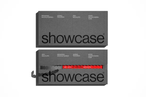 高质量极简主义信封邀请函企业品牌VI设计提案贴图展示样机模板素材 Branding Mockup-4