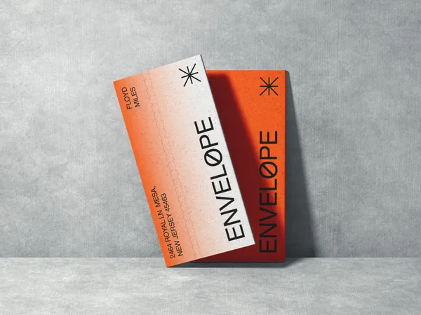 高质量信封品牌设计提案贴图展示样机模板 Kander Branding Mockups-1