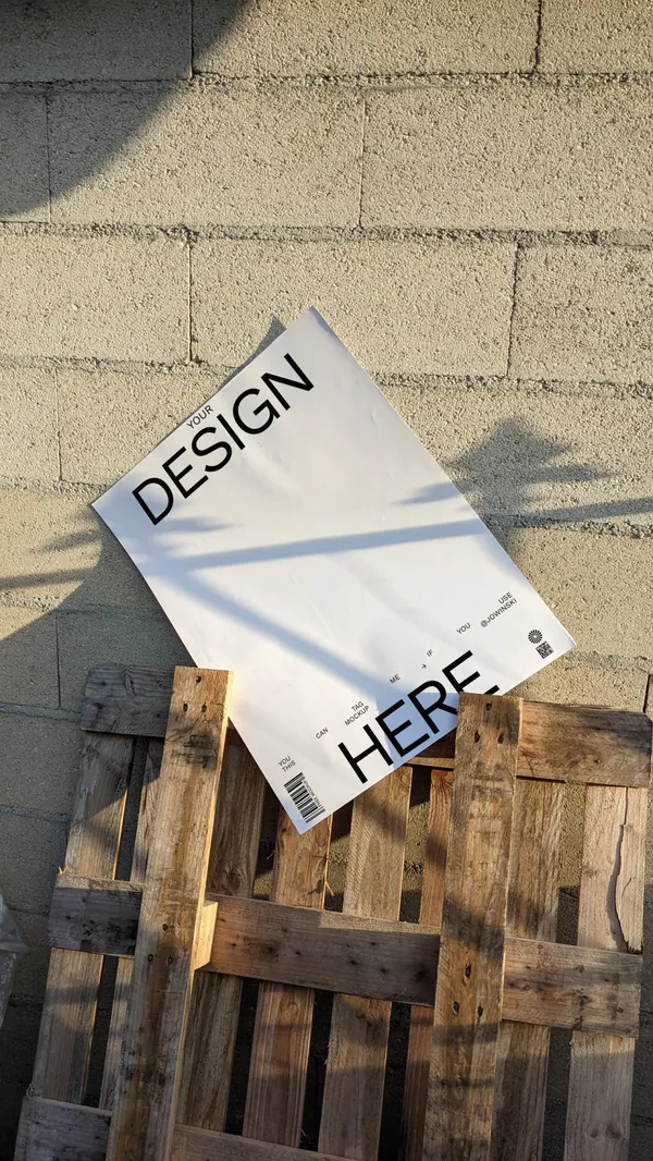 潮流小清新风高清实拍户外宣传单海报设计贴图展示样机模板-3