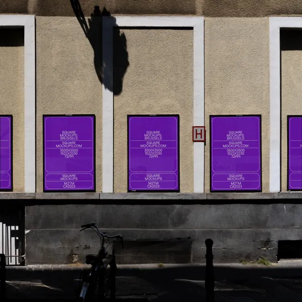 户外高清实拍无CG墙体巨幅广告牌海报设计提案展示样机模板 BILLBOARD Mockup-2