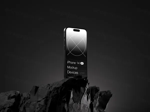 高质量苹果手机创意场景APP设计UI贴图展示样机模板 A - iPhone 14 Pro Mockups-10