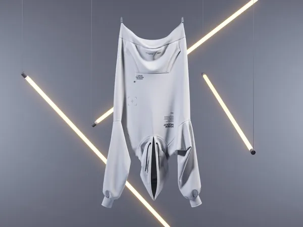 高质量卫衣连帽衫服装设计灯光个性场景展示样机模板 Hoodie and Sweatshirt Mockup-4