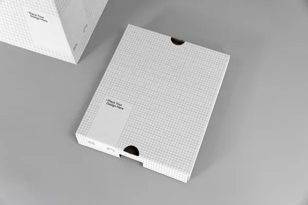 高质量拆箱场景特写镜头瓦楞纸快递纸箱品牌包装设计贴图展示样机模板 Unboxing Mockup-8