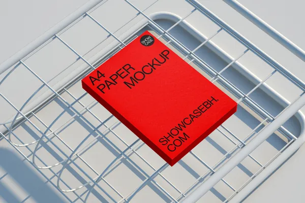 高质量极简主义A4纸办公企业品牌VI设计贴图展示样机模板素材 A4 Paper Mockup