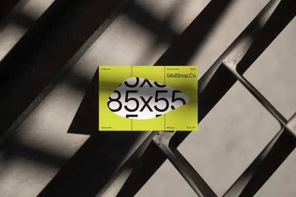 高质量高清摄影实拍品牌策划名片设计贴图展示样机模板 S003-001