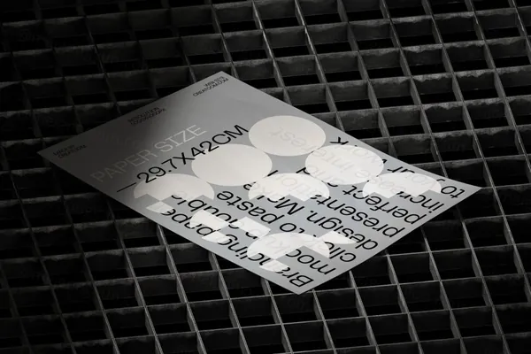 高质量极简主义宣传单海报设计贴图展示样机模板 Poster  Paper mockup-11