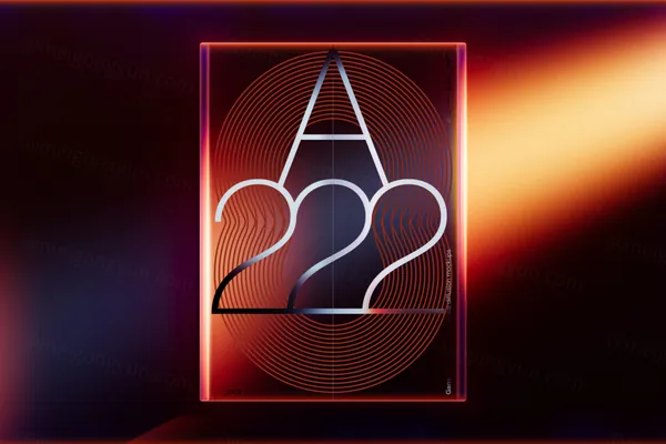 高质量科幻光影透明有机玻璃抽象海报设计作品展示效果PSD样机模板-11