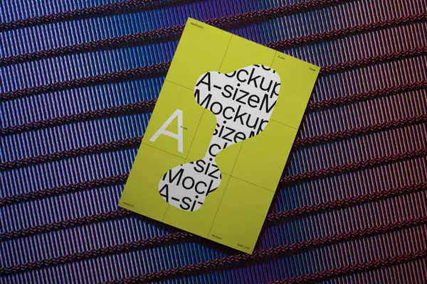 高质量传单单页海报宣传单设计贴图展示样机模板 S002-035