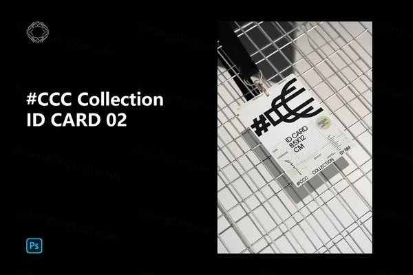 高端实拍无CG企业员工吊牌展会演出入场卡品牌VI设计贴图展示样机模板-1