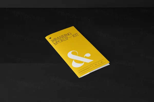 高端宣传册折页广告设计提案贴图展示样机模板 Branding Mockups-1