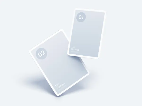 极简白模Apple平板电脑Web网页设计UI界面贴图展示样机模板 iPad Clay Mockups-7
