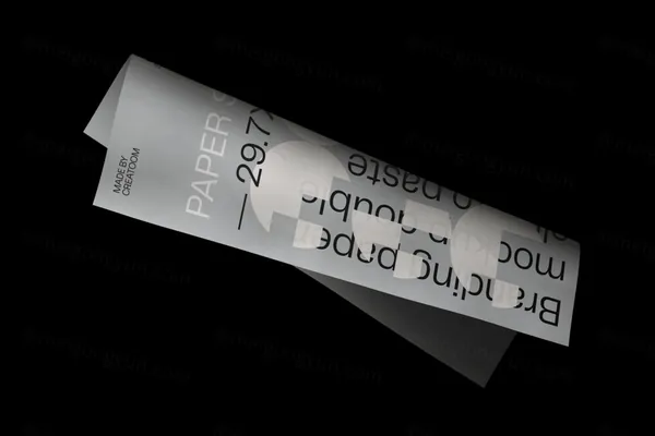 高质量极简主义宣传单海报设计贴图展示样机模板 Poster  Paper mockup-10