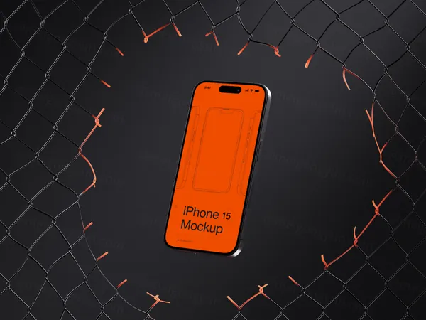 最新iPhone 15时尚潮流创意场景贴图展示样机模板素材 iPhone 15 Pro Mockup-1