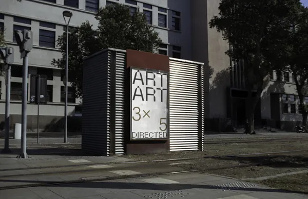 高端小区供电箱垃圾站墙体广告海报设计贴图展示样机模板素材 ARTD C01 Poster 006