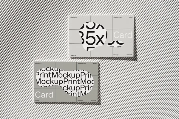 高质量高清摄影实拍品牌策划名片设计贴图展示样机模板 S002-015