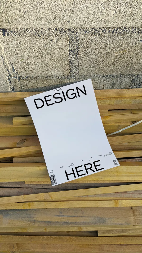 潮流小清新风高清实拍户外宣传单海报设计贴图展示样机模板-2