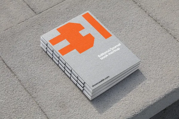 高质量旅行日记本封面设计贴图展示样机模板素材 Editorial Journal  Book Mockup-2