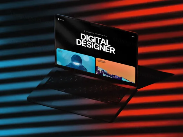 自由职业者设计师摄影师个人网站作品集网页模板素材 Future Folio Framer Template