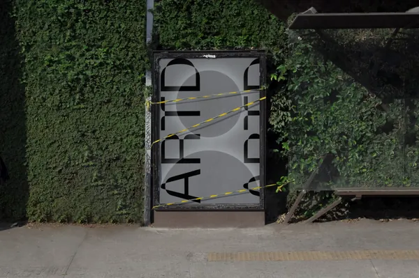 高端定制级路边广告牌海报设计贴图展示样机模板素材 ARTD C02 POSTER 009