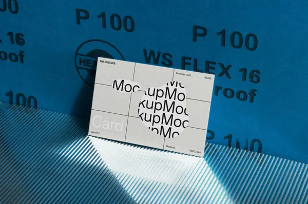 高质量实拍无CG企业品牌名片设计贴图展示样机模板 TM COLOUR 006