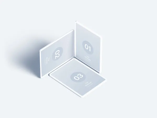 极简白模Apple平板电脑Web网页设计UI界面贴图展示样机模板 iPad Clay Mockups-2