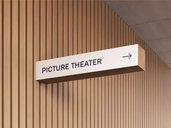 木质招牌路口店铺指示牌路牌导视系统设计提案贴图展示样机模板 Wood Signs Mockups-5