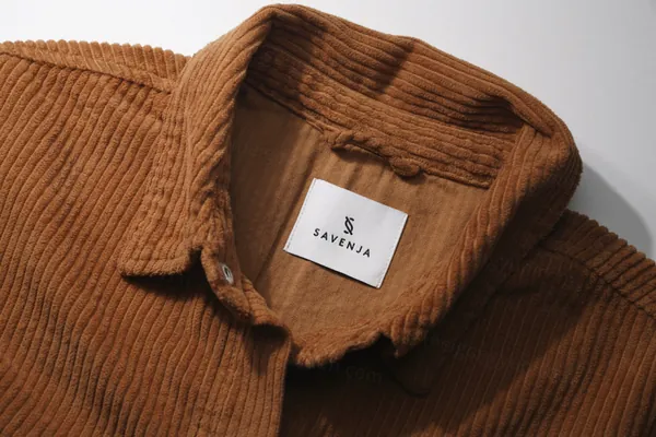 高质量服装吊牌洗水唛品牌设计贴图样机模板 Apparel Tag  Labels Logo Mockups-3