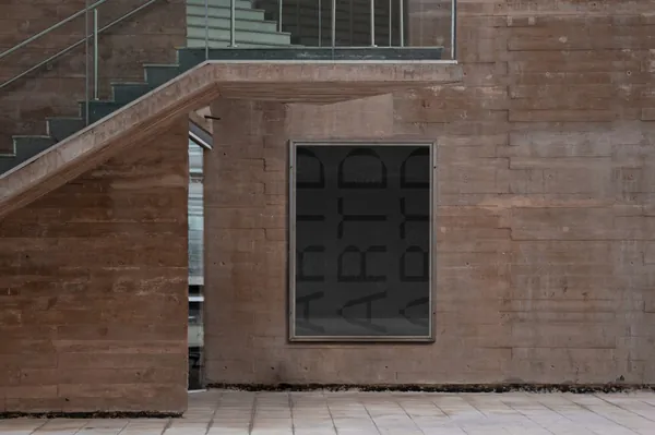 高端定制级路边广告牌海报设计贴图展示样机模板素材 ARTD C02 POSTER 014